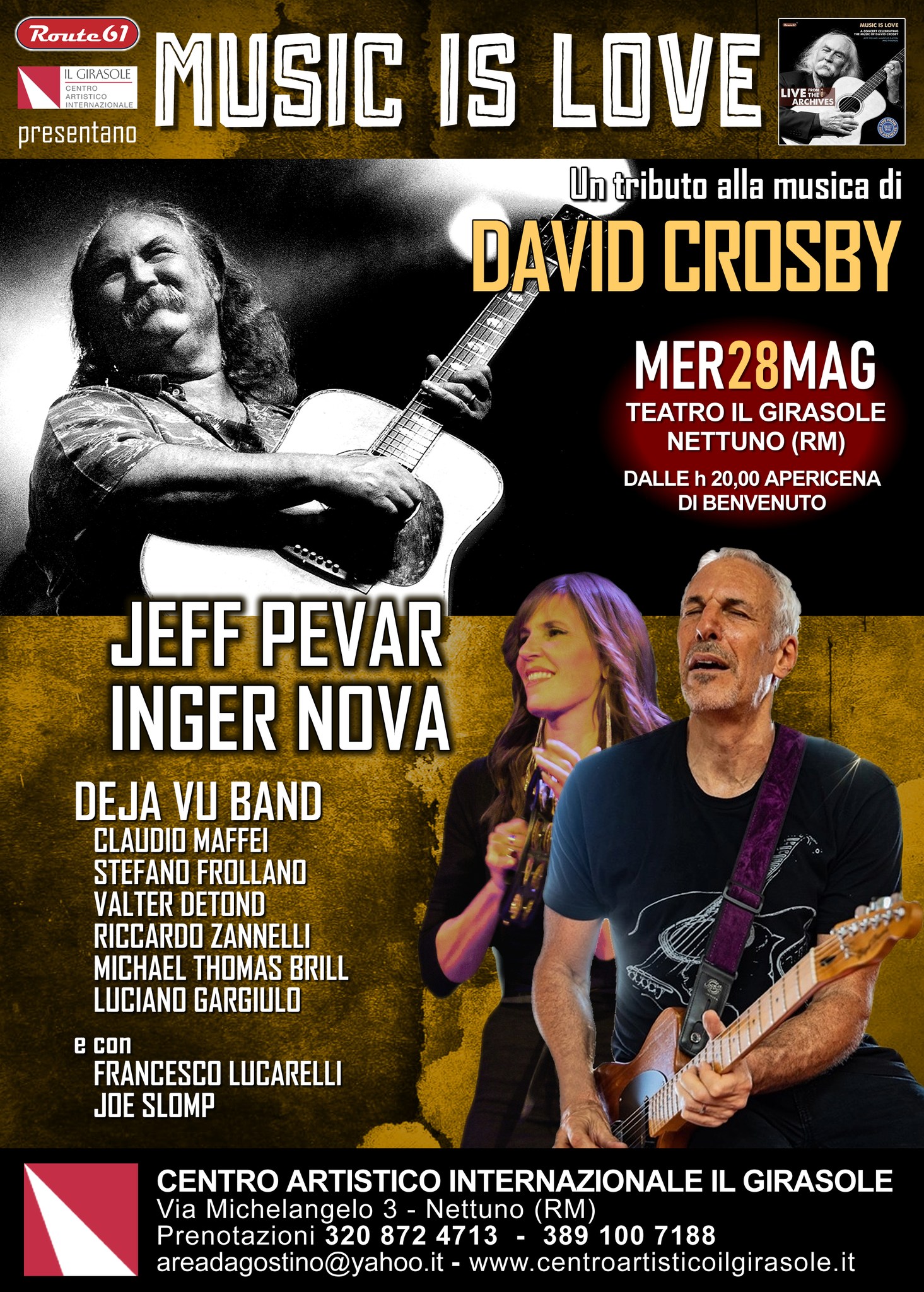 MUSCIC IN LOVE - DEJA VU BAND SU CERCA POMEZIA