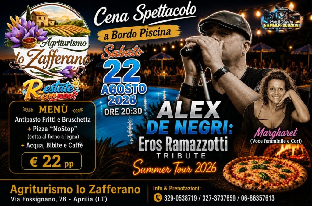 Eros Ramazzotti Tribute – Summer Tour 2026